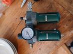 Perslucht behandel en regelsetje, Doe-het-zelf en Verbouw, Compressors, 100 liter of meer, Ophalen of Verzenden, Zo goed als nieuw