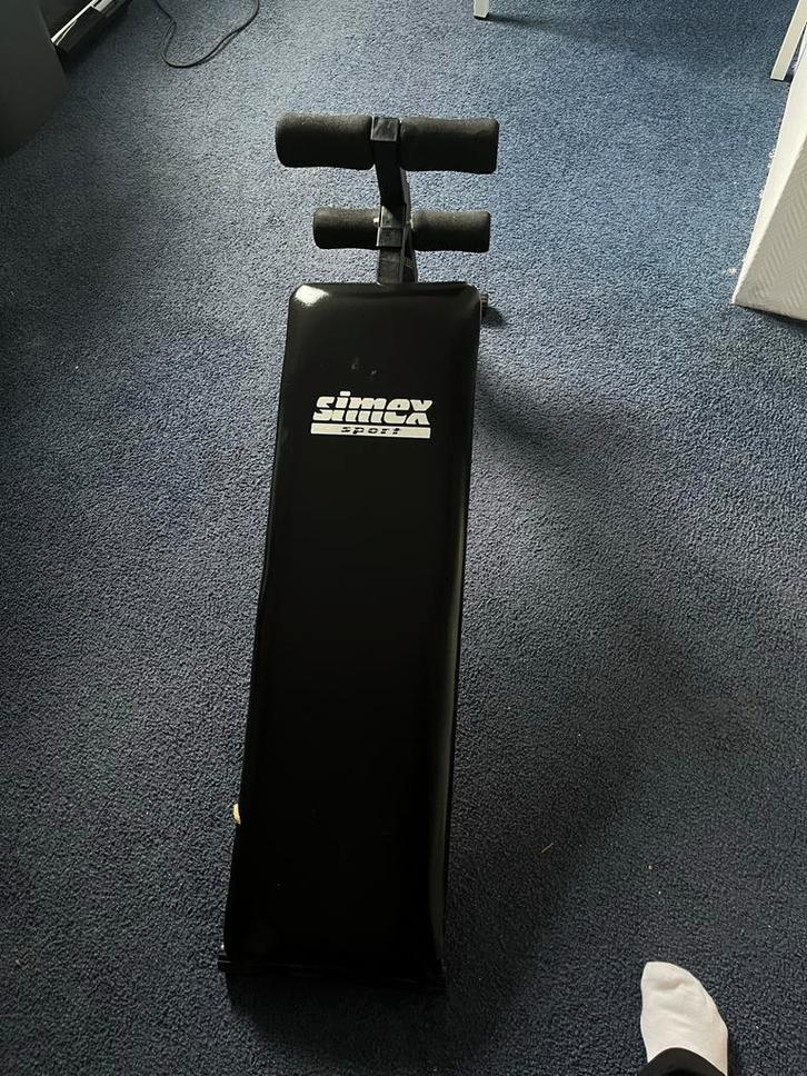 Simex Sport Buikspierbank - Zo goed als nieuw!, Sport en Fitness, Fitnessapparatuur, Zo goed als nieuw, Krachtstation, Buik, Metaal