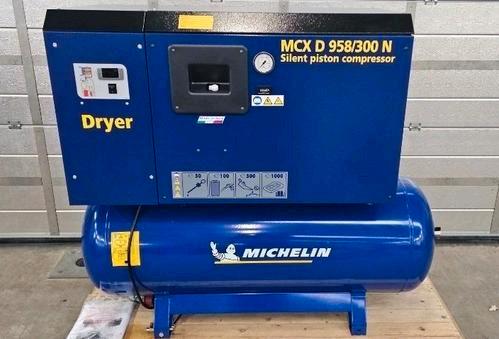 Michelin 7,5 PK 270 Liter Gedempte Compressor MCXD 958/300N, Doe-het-zelf en Verbouw, Compressors, Zo goed als nieuw, 6 tot 10 bar