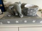 Baby’s only aankleedkussen, knuffel en mandje, Ophalen of Verzenden, Zo goed als nieuw, Overige typen