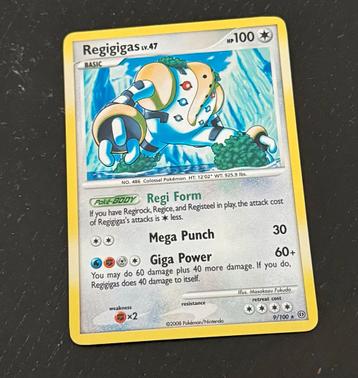Regigigas 9/100 Holo - Stormfront MP beschikbaar voor biedingen