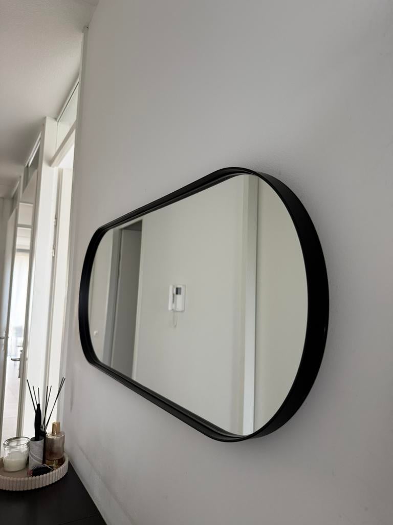 Spiegel, Ophalen, Zo goed als nieuw, Rechthoekig, Minder dan 100 cm