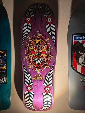 Powell peralta nicky guerrero mask reissue deck  beschikbaar voor biedingen