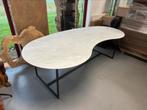 Marmerlook tafel 260x130 kleine schade, Ophalen, Rechthoekig, 50 tot 100 cm
