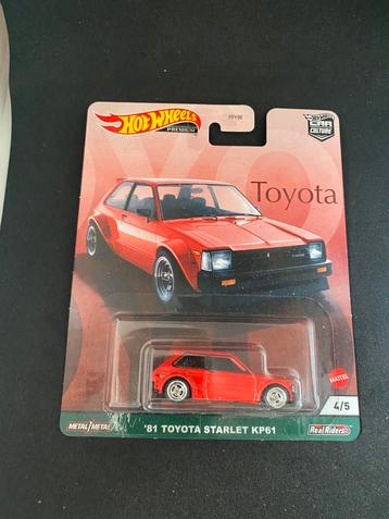 Hot wheels Toyota starlet beschikbaar voor biedingen