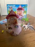 Playmobil princess 5985 princessentoren met pegasus, Ophalen of Verzenden, Zo goed als nieuw