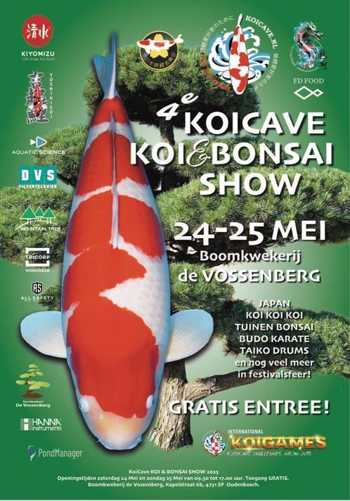 Koi en Bonsai Show 2025, Tuin en Terras, Vijver-toebehoren, Nieuw, Overige typen, Ophalen of Verzenden
