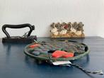 Brocante Onderzetter en strijkijzer, Antiek en Kunst, Ophalen of Verzenden