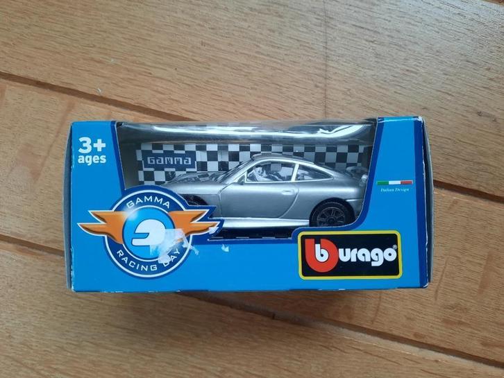 Burago Porsche 911 Carrera '97 Grijs - Nieuw in doos -, Hobby en Vrije tijd, Modelauto's | 1:43, Nieuw, Auto, Overige merken, Ophalen of Verzenden