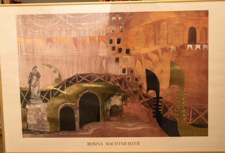 Prent van Wachtmeister, Antiek en Kunst, Kunst | Schilderijen | Klassiek, Ophalen