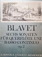 Blavet - Sechs Sonaten für Querflöte und Basso Continuo, Muziek en Instrumenten, Bladmuziek, Klassiek, Dwarsfluit of Piccolo, Ophalen of Verzenden
