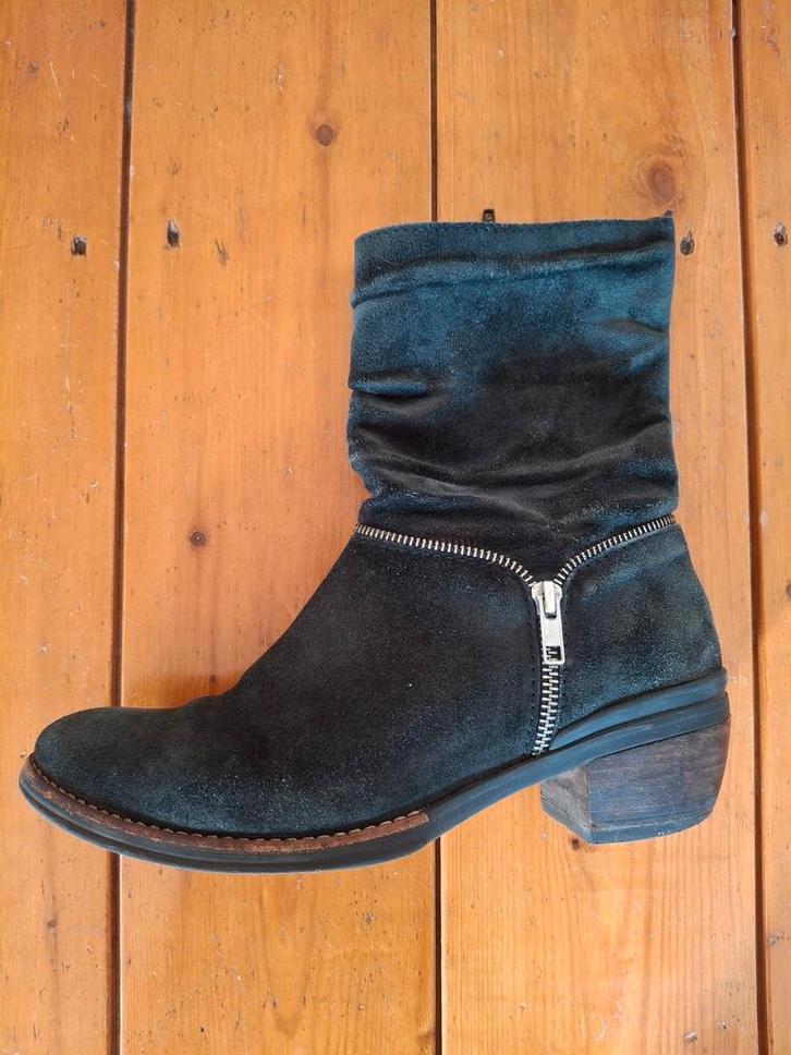 Wolky suede laars maat 40, groen, Kleding | Dames, Schoenen, Gedragen, Lage of Enkellaarzen, Groen, Ophalen of Verzenden
