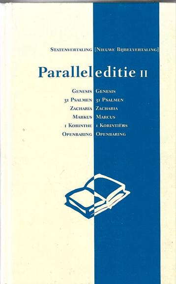 Statenvertaling en Nieuwe Bijbelvertaling: Paralleleditie II beschikbaar voor biedingen