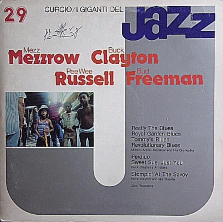 LP - Mezz Mezzrow / Buck Clayton / Pee Wee Russell / Bud Fre, Cd's en Dvd's, Vinyl | Jazz en Blues, Gebruikt, Jazz, 1960 tot 1980