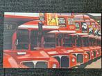 Canvas Engelse bussen 40x70, Ophalen, Gebruikt, Schilderij, Minder dan 50 cm