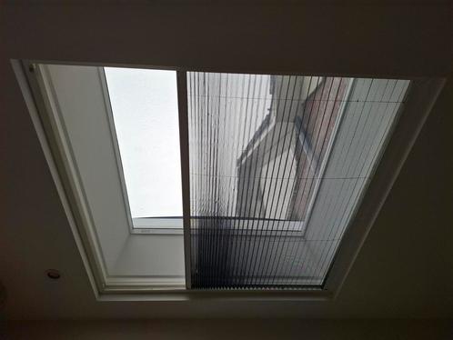 Keje plissé raamhor in vierkant frame, Doe-het-zelf en Verbouw, Deuren en Horren, Zo goed als nieuw, Overige typen, Minder dan 200 cm