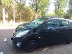 Chevrolet Spark Apk 11-2026 Bifuel LPG Trekhaak Inruil mog, Auto's, Chevrolet, 4 cilinders, Zwart, Origineel Nederlands, 36 €/maand