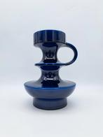 Vintage West Duitse Kandelaar Steuler 305/25 Blauw, Ophalen of Verzenden