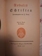 Novalis Schriften, Band 2, 1923 - Zeldzaam!, Ophalen of Verzenden, Novalis
