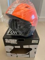 NIEUWE SuperRebel skihelm neon oranje - 55-57, Overige merken, Overige typen, Ophalen of Verzenden, Zo goed als nieuw