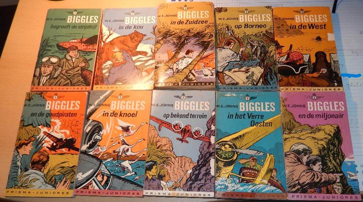 Biggles Prisma Juniores, Boeken, Kinderboeken | Jeugd | 10 tot 12 jaar, Gelezen, Fictie, Ophalen of Verzenden