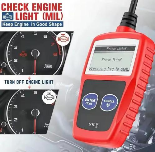 eobd apparaat foutcode motorlampje uitzetten uitlezen, Auto diversen, Autogereedschap, Nieuw, Ophalen