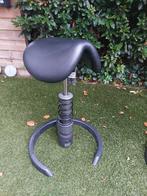 SWOPPER ERGONOMISCHE BUREAUKRUK MET ZADELZITTING NIEUWSTAAT, Ophalen, Zwart, Zo goed als nieuw, Bureaukruk