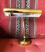 Vintage tafellamp goud - bureaulamp - notarislamp - leeslamp, Gebruikt, Verzenden, Overige materialen, Vintage / klassiek