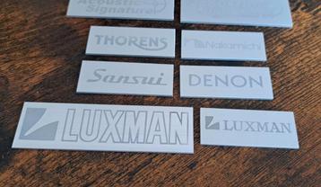 High End Audio merken logoplaatjes beschikbaar voor biedingen