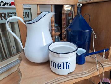 Emaille Keuken Set - Vintage Charme beschikbaar voor biedingen