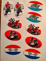 Motor zijspan race racemotor vintage logo sticker stickers, Ophalen of Verzenden, Zo goed als nieuw, Auto of Motor