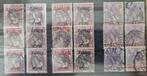 NVPH 102-103 (6x) en 106 (6x). Hulpuitgifte en opruiming., Verzenden, T/m 1940, Gestempeld