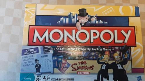 bordspel met pinpassen Monopoly The Simpsons Monopolie, Hobby en Vrije tijd, Gezelschapsspellen | Bordspellen, Nieuw, Een of twee spelers