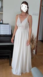 Trouwjurk Bianco Evento Victoria, Kleding | Dames, Ophalen of Verzenden, Zo goed als nieuw, Wit, Trouwjurk