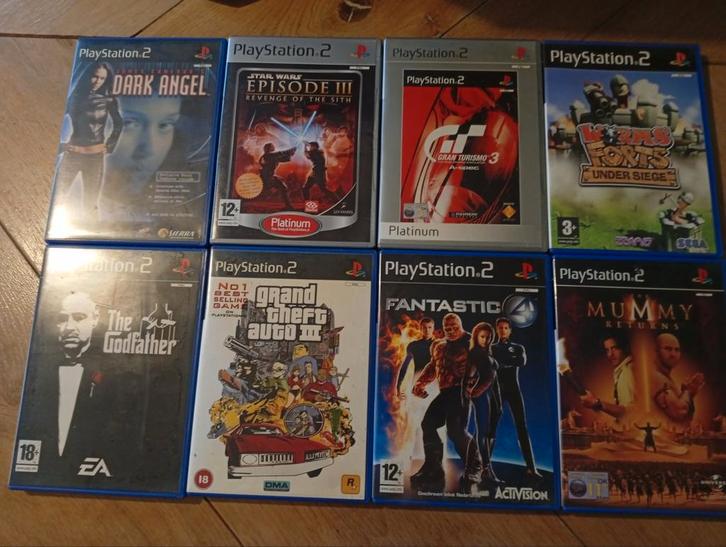 PS2 Games - Bundel van 8 Titels, Spelcomputers en Games, Games | Sony PlayStation 1, Gebruikt, Overige genres, 1 speler, Vanaf 3 jaar