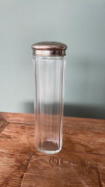 Vintage Kaptafel Fles Flacon Kristal Poeder Toilettafel beschikbaar voor biedingen