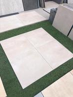 Keramische terrastegels zandkleur 60x60x2 cm actie, Ophalen, Keramiek, Nieuw, 10 m² of meer