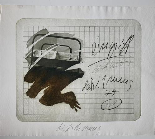 Dietrich Maus - Eingriff - ets op velijnpapier, Antiek en Kunst, Kunst | Etsen en Gravures, Ophalen of Verzenden