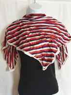 Grappig gestreept zijden sjaaltje 70x70 merk Jago, Kleding | Dames, Mutsen, Sjaals en Handschoenen, ., Ophalen of Verzenden, Zo goed als nieuw