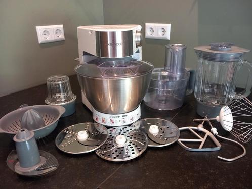 KENWOOD keukenmachine met veel extra, Witgoed en Apparatuur, Keukenmixers, Gebruikt, Vaatwasserbestendig, Ophalen