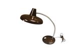Gave vintage bruine bureaulamp Herda jaren 60-70, Huis en Inrichting, Lampen | Wandlampen, Ophalen of Verzenden, Zo goed als nieuw