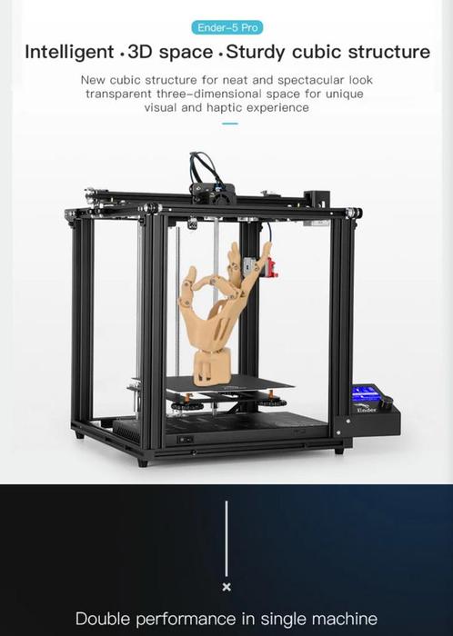 3D Printer Ender 5 Pro + Upgrades and PLA Filament included, Computers en Software, 3D Printers, Zo goed als nieuw, Verzenden