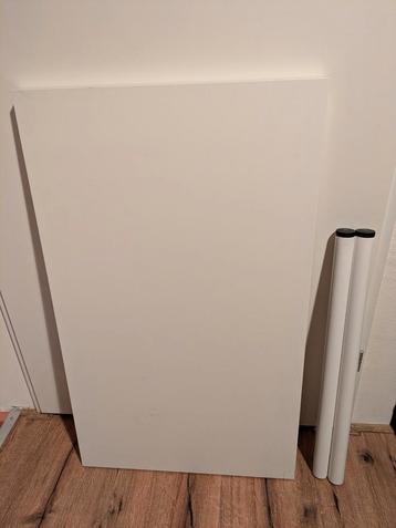 Bureau Ikea lagkapten met 2 poten 100cm breed