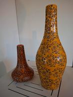 2 Des Pots Vazen - Stijlvol & Kleurrijk, Gebruikt, Overige kleuren, Aardewerk of Porselein, Ophalen of Verzenden