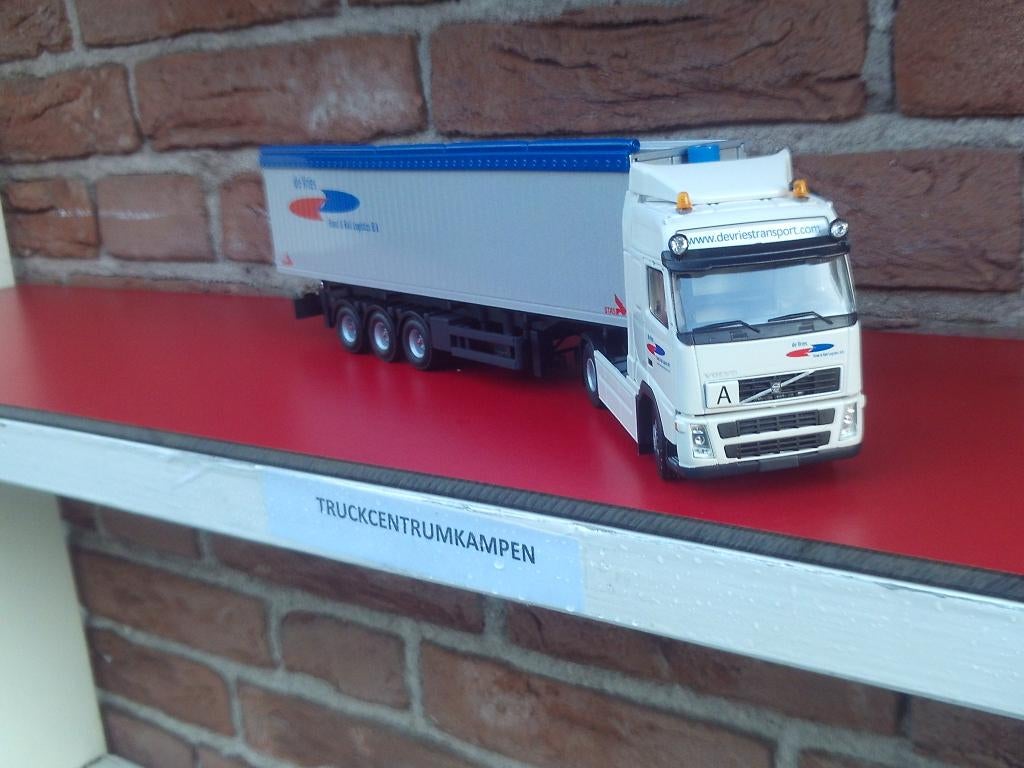Tekno  Volvo  FH4  met  kipoplegger  van  de  Vries., Ophalen of Verzenden, Nieuw, Bus of Vrachtwagen, Tekno