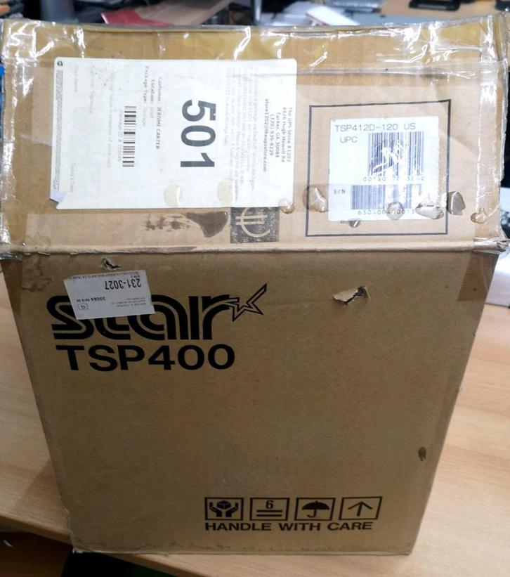 Star TSP400(442) - apotheek printer- Nieuw in doos, Computers en Software, Labelprinters, Nieuw, Etiket, Ophalen of Verzenden