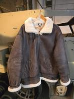 Vintage lammy coat - shearling - pilotenjas XXXL (10), Ophalen of Verzenden, Gedragen, Overige maten, Bruin