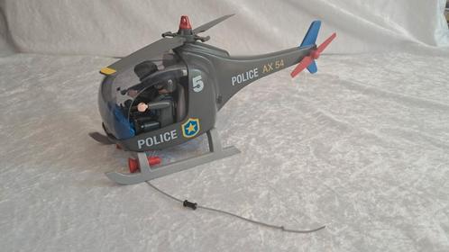z.g.a.n Playmobil politie helikopter middelgroot,, Kinderen en Baby's, Speelgoed | Playmobil, Zo goed als nieuw, Los playmobil
