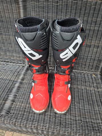 Sidi Crossfire 3 maat 40 rood zwart Motorlaarzen  beschikbaar voor biedingen