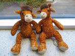 2 x Giraffe of giraf merk Anna Club Plush meet ca 21 cm, Ophalen of Verzenden, Zo goed als nieuw, Overige typen